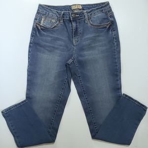 Earl Jeans Skinny Stretch Crop Ankle Jeans